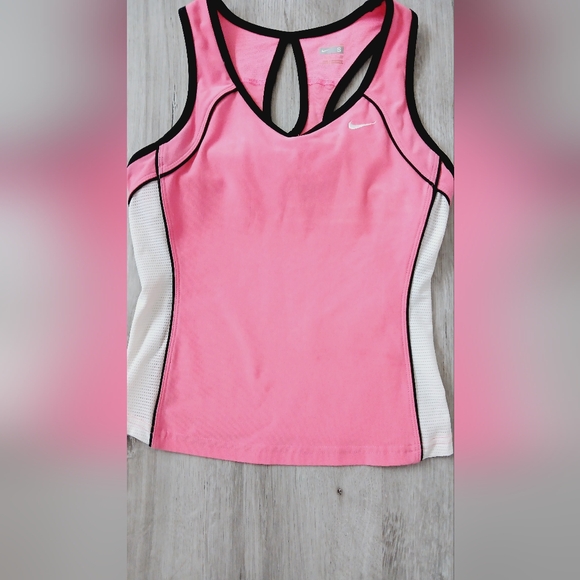 Nike Dri-Fit Performance Athletic Racerback Tank with Built in Sports Bra Small - Picture 2 of 6